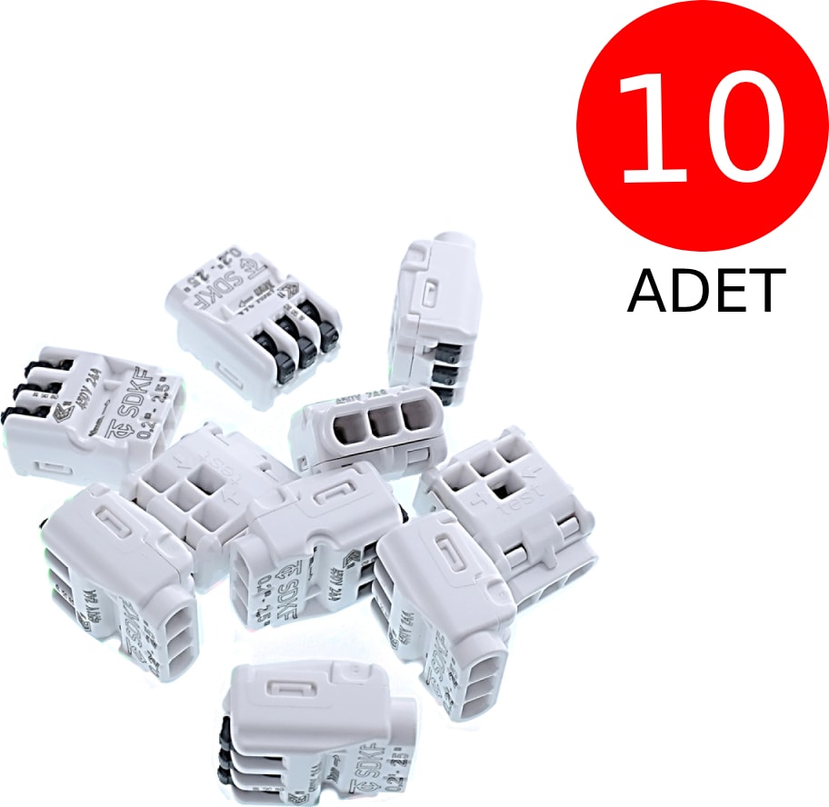Buat Klemens Mandallı 3 x 2.5 mm 10 Adet