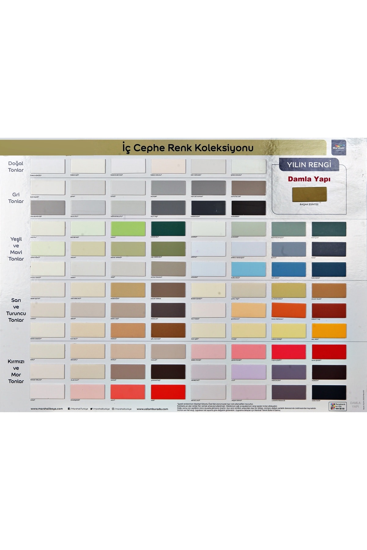 MARSHALL Fit Plastik Mat Çiğ Damlası 20 Kg