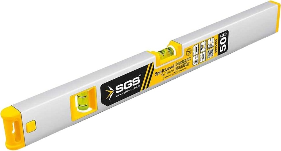 50 Cm. Alüminyum Su Terazisi Mıknatıslı