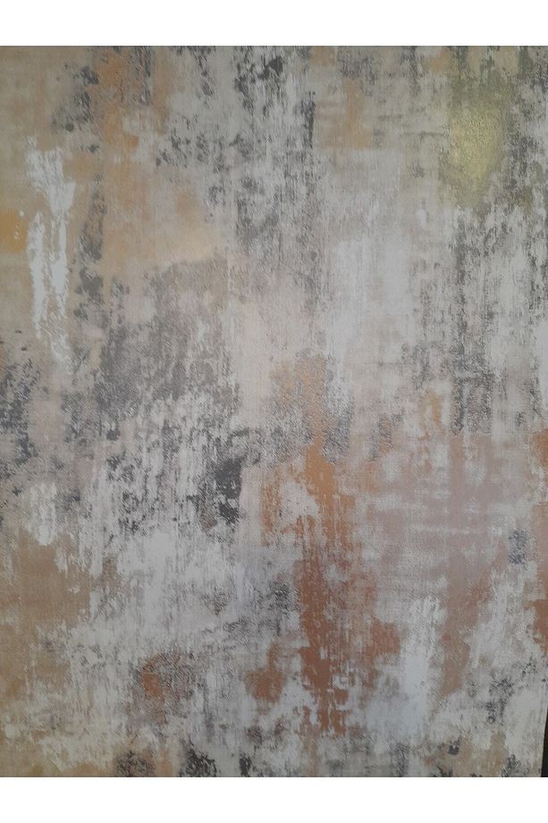 Kahve Gri Eskitme Desenli Modern Desenli Duvar Kağıdı (5m2)