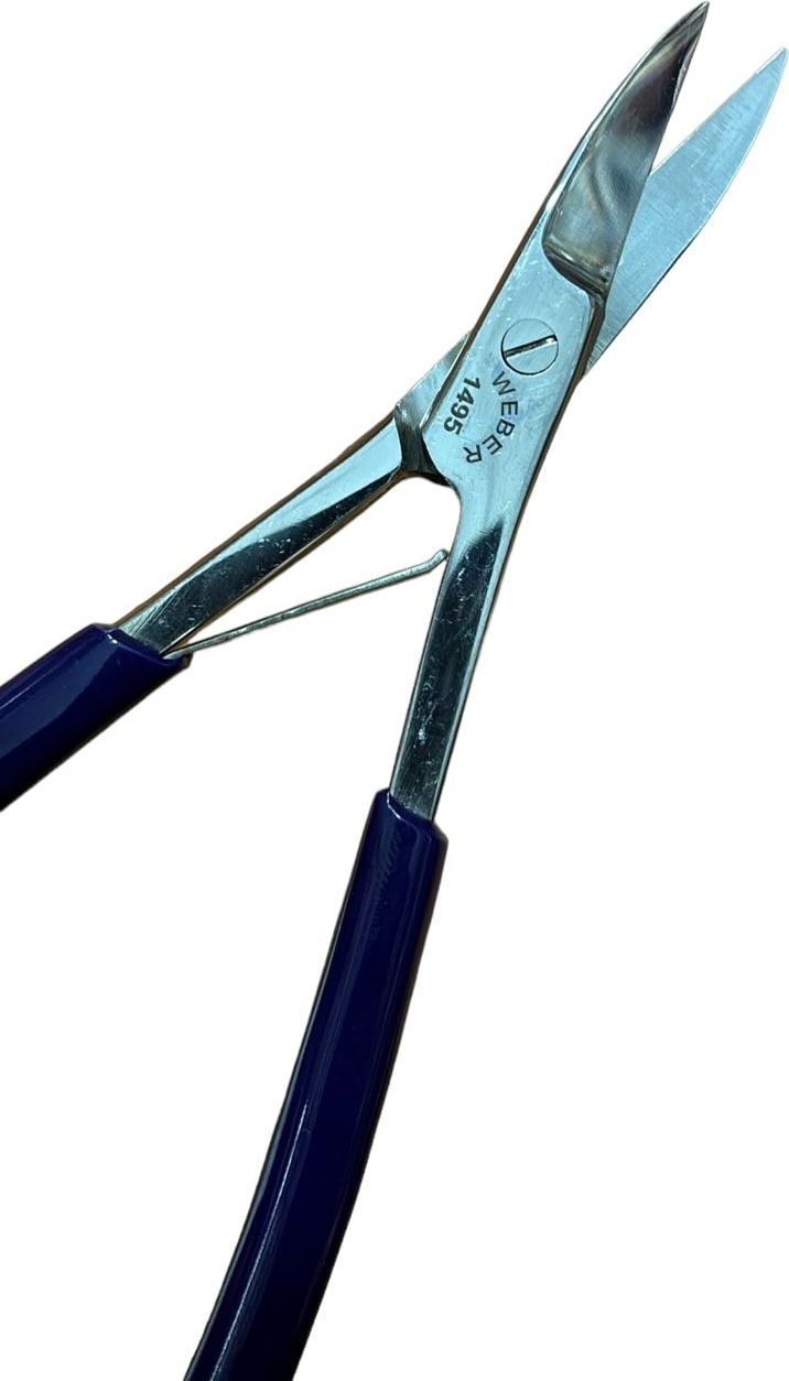 WEBER 1495 Kuyumcu Makası Düz Ağız -Yaylı