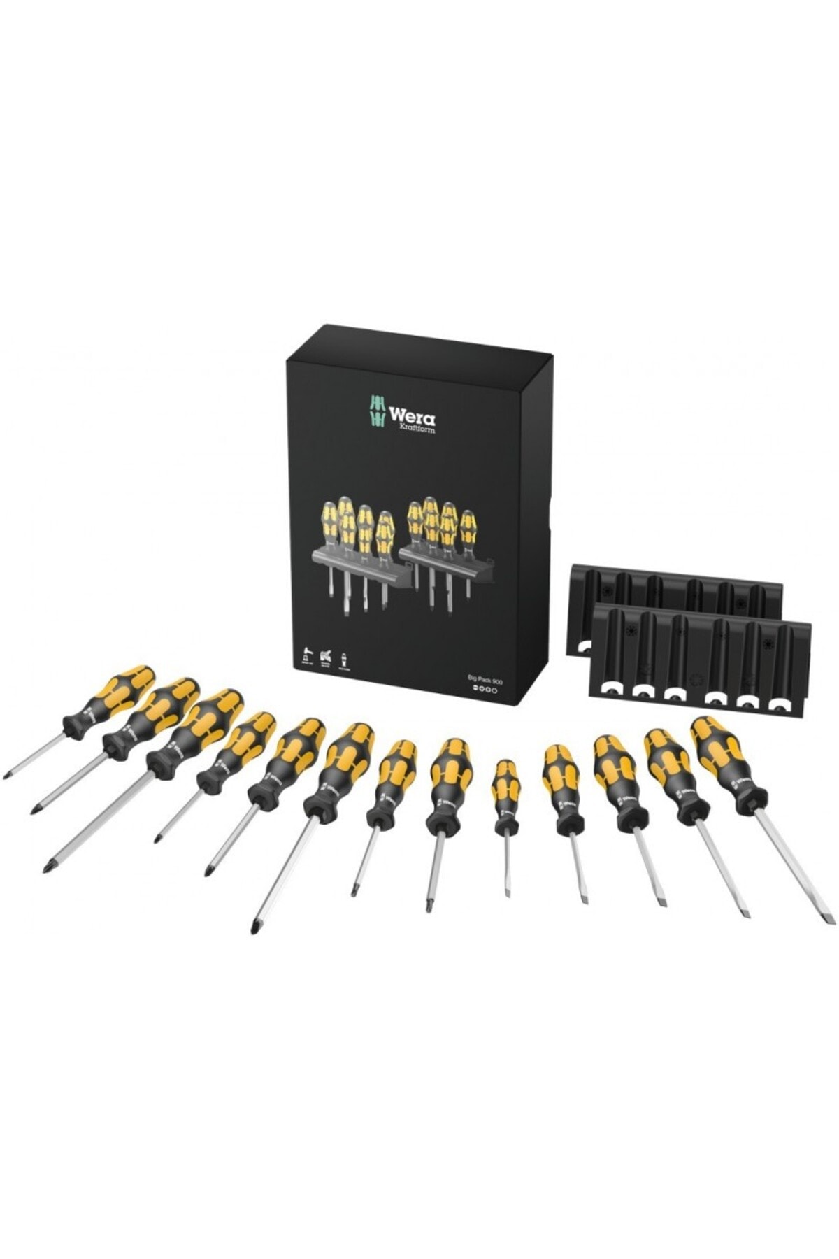WERA 900 Chiseldriver Keski Tornavida Seti 13P Parça 05133285001