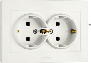 Grano Beyaz Ikili Topraklı Priz