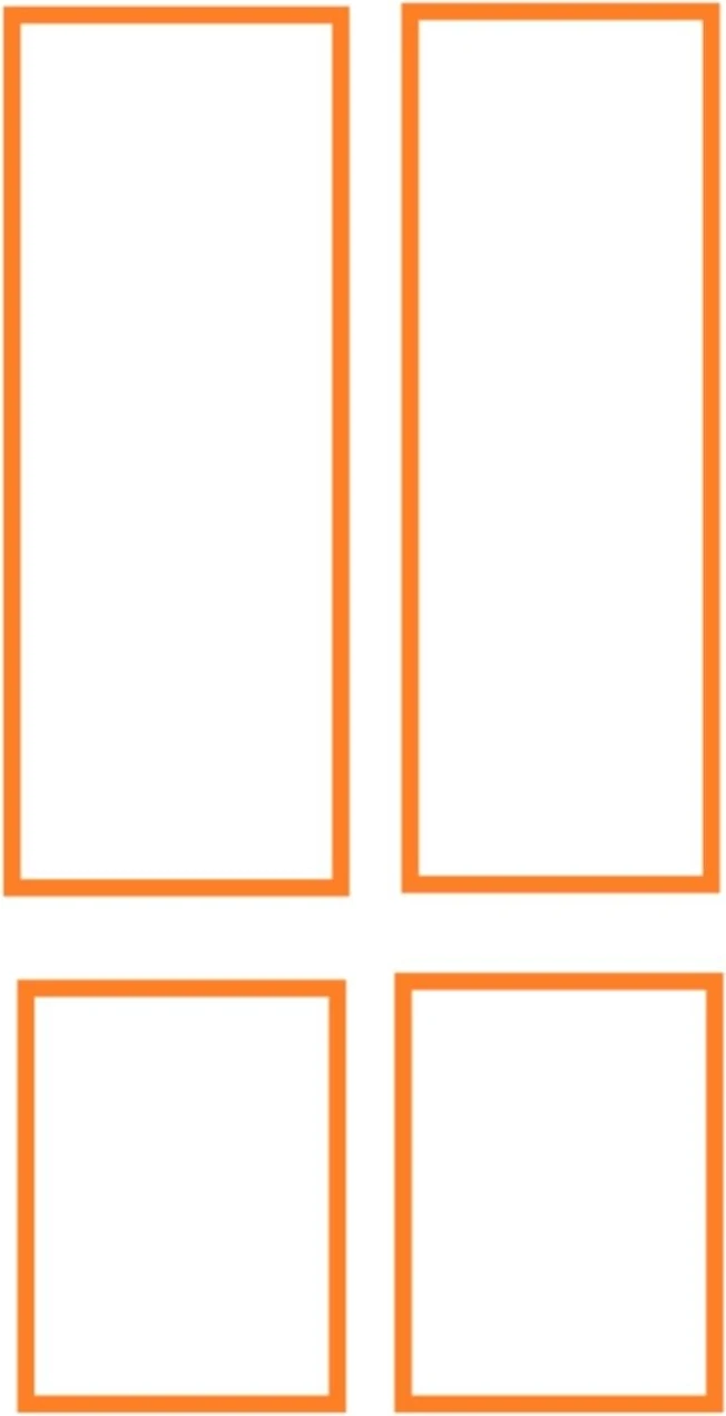 Ikili Asil Tasarım Boyanabilir Çıta Hazır KESIM(ANKA155)