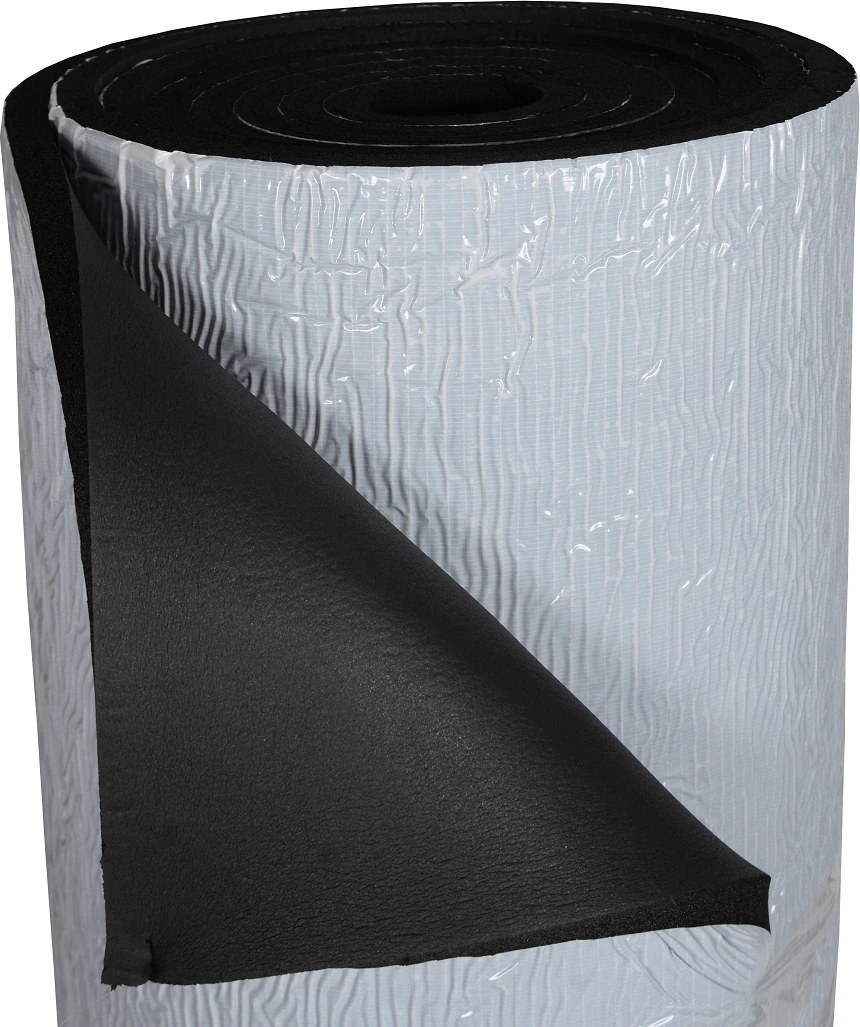 Kauçuk Isı Ses Yalıtım Levhası 9mm Yapışkanlı 1 mt2