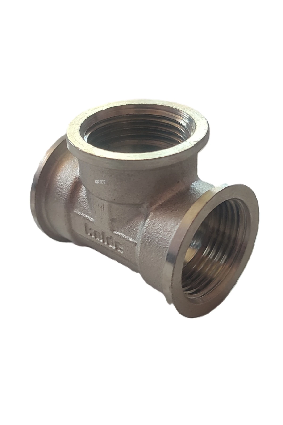 (2'li PAket) 3/4" Dn20 İç Dişli Sarı/Krom TE (Dişi) - Chrome Tee