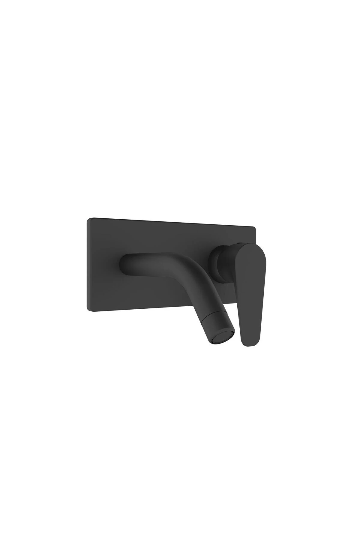 Zero Ankastre Lavabo Bataryası - Sıva Üstü (SIYAH)