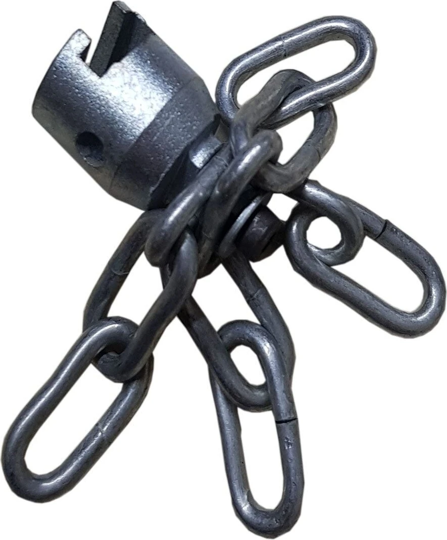 Kanal Açma Makinesi Yağ Sökücü Zincirli Uç 16 mm