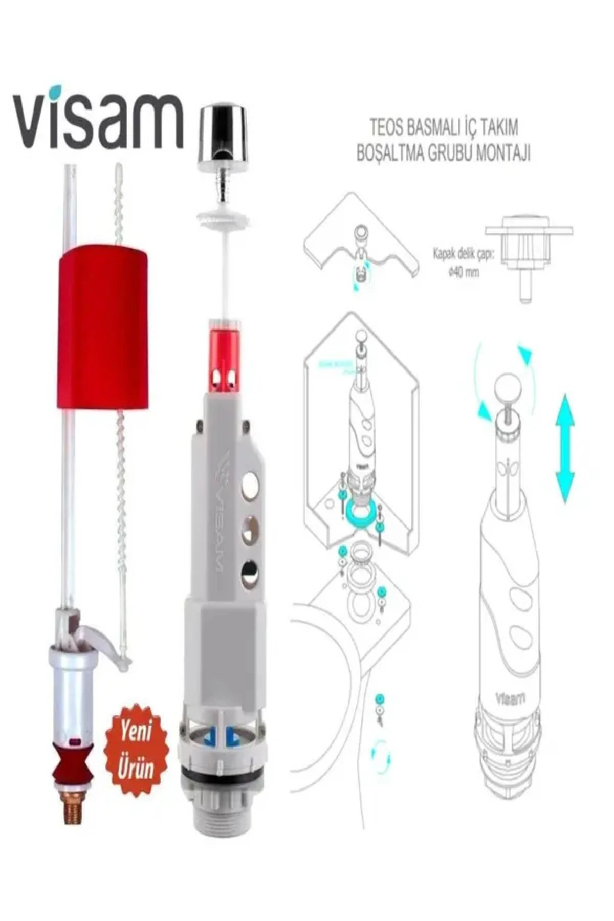 Basmalı Klozet Rezervuar İç Takımı