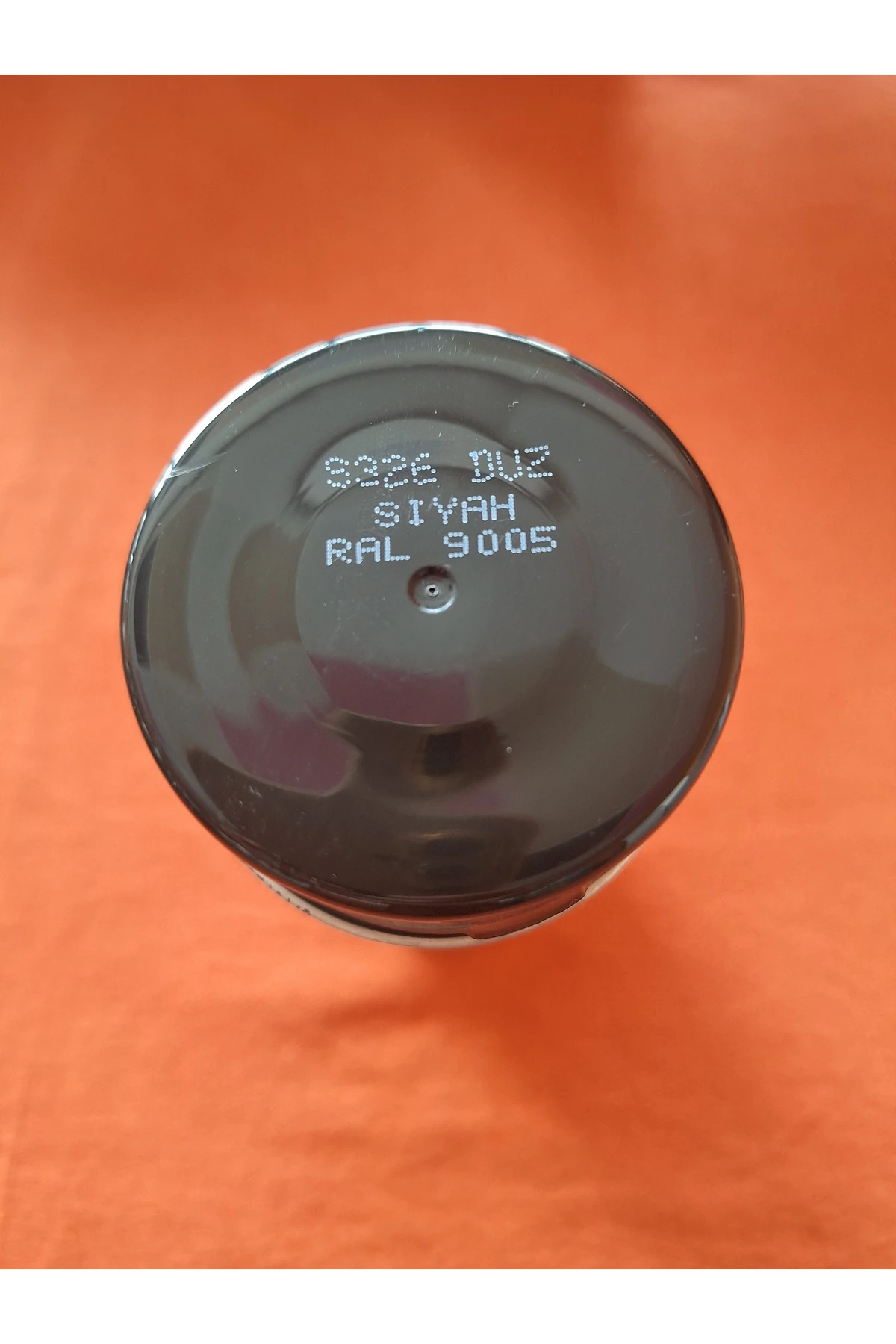 Akrilik Sprey Boya 400 ml – Düz Siyah RAL 9005, Hızlı Kuruyan