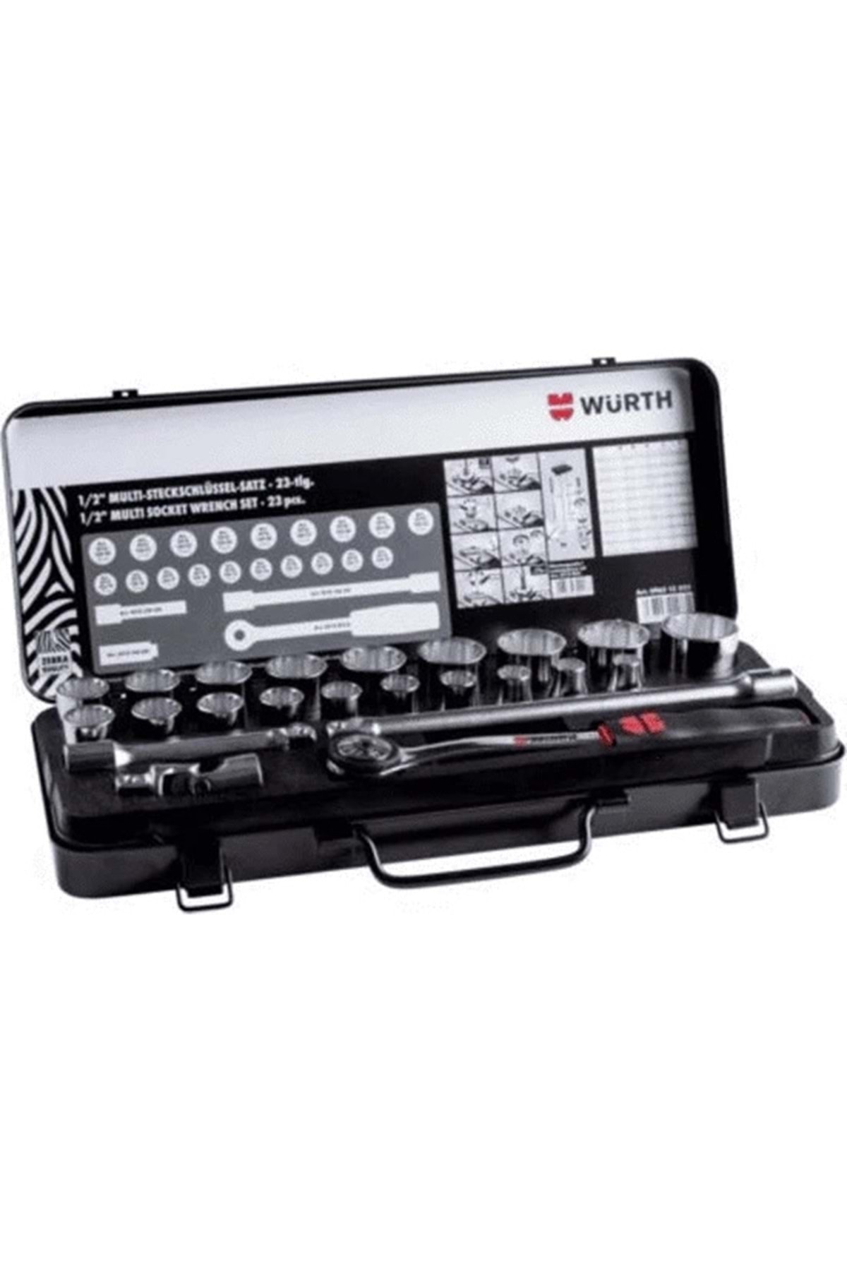 Multı Lokma Seti 1/2ı-10-32mm-23parça