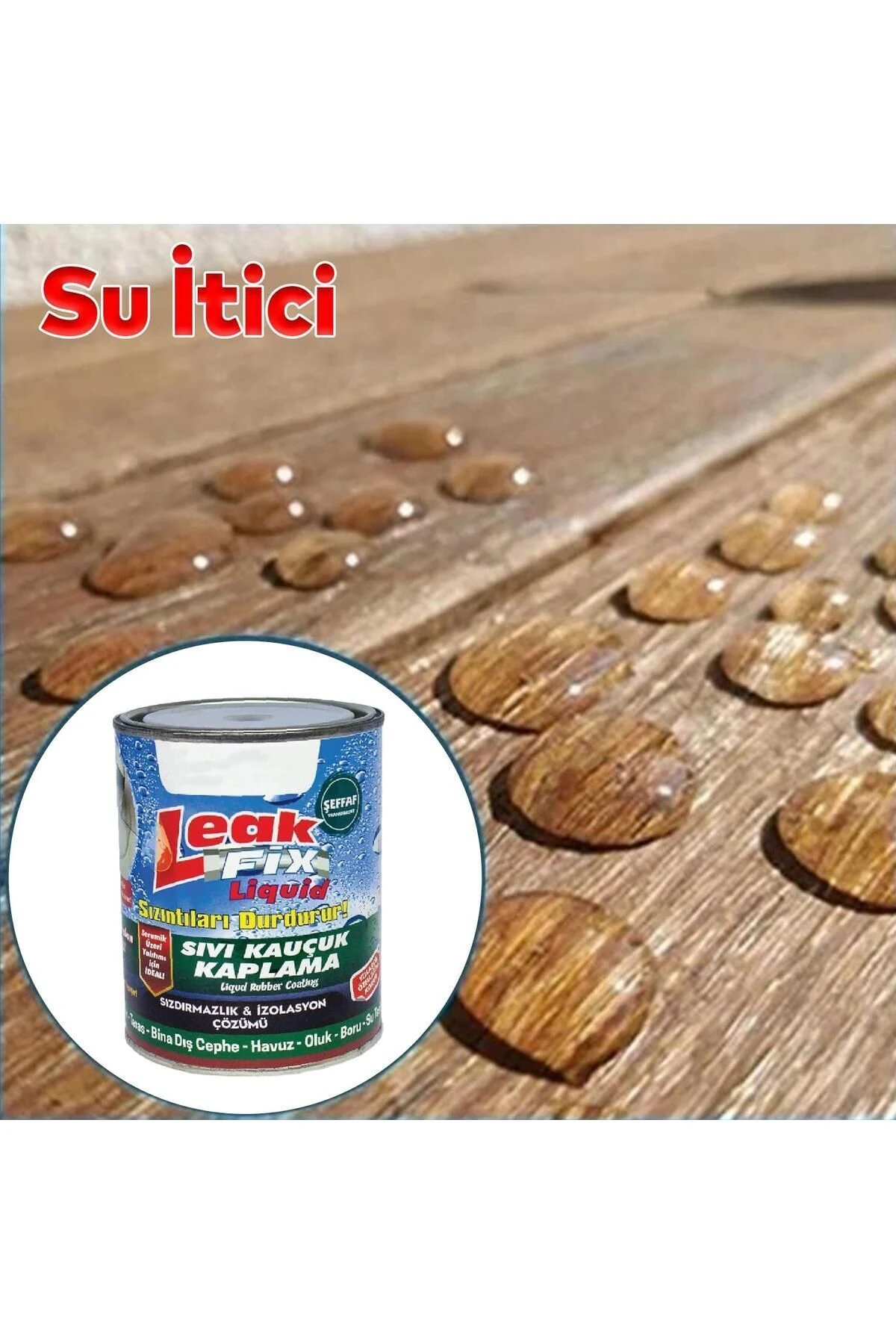 Şeffaf Leak Fix Liquid Su Sızıntı Durdurucu Sıvı Kauçuk Kaplama Izalasyon Sızdırmaz Yalıtım 700 gr