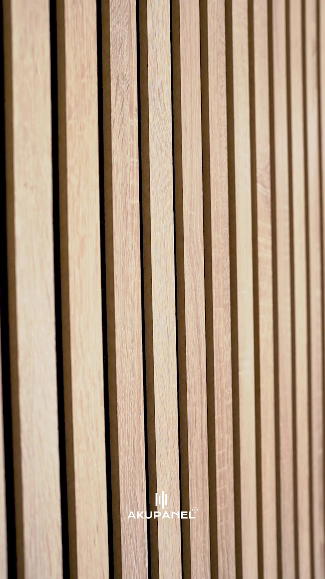 Flex 60x245 cm Meşe Renk Akustik Ahşap Duvar Paneli