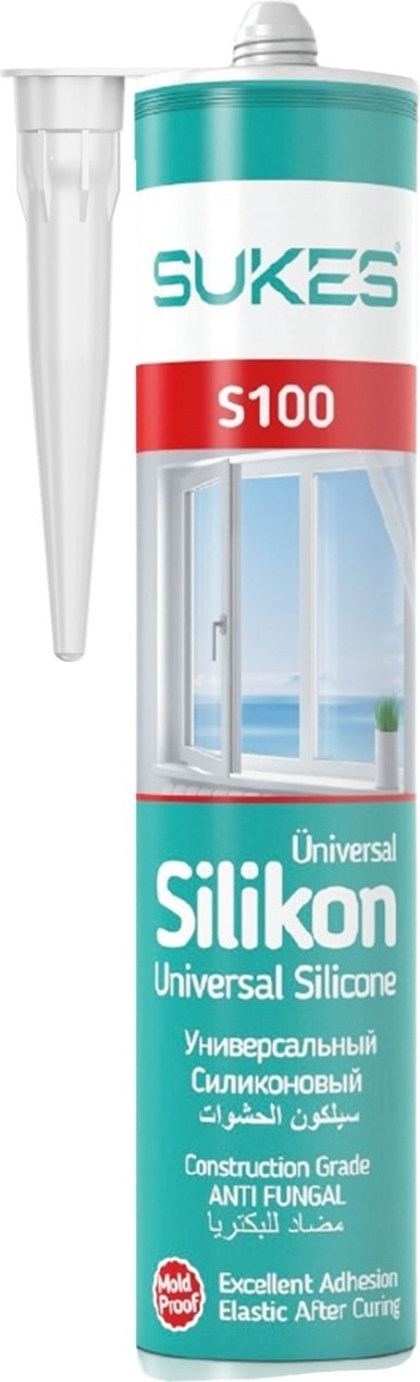Sukes Şeffaf Silikon Universal