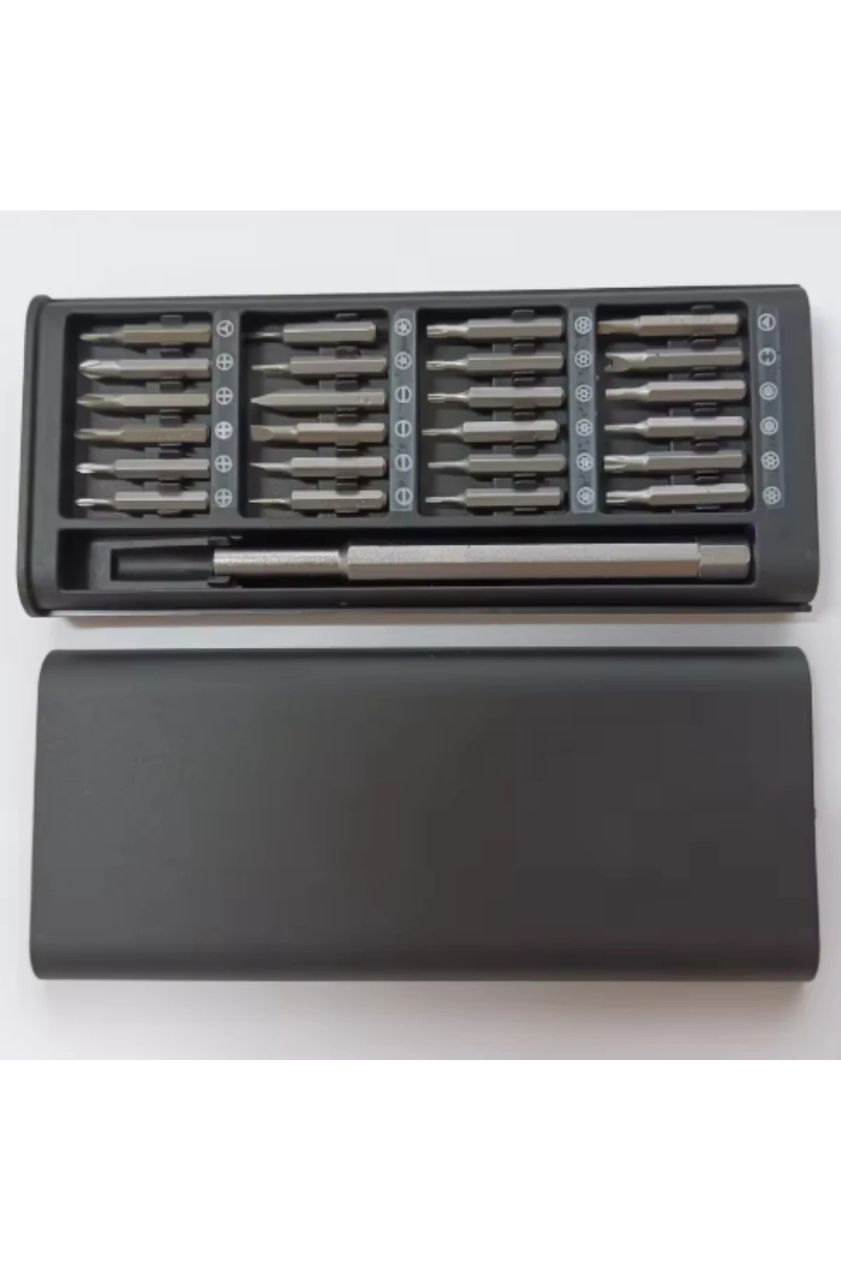 24+1 Parça Özel Taşıma Kutulu Kompakt Boyut Hassas Mıknatıslı Profesyonel Tornavida Seti