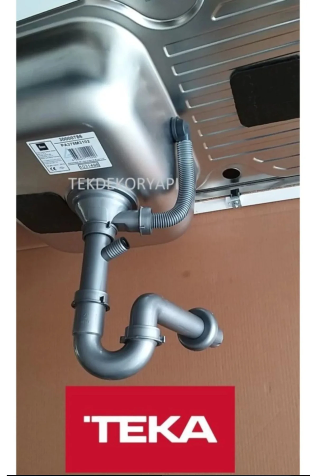 Evye Sifonu Büyük Giderli Yuvarlak Taşmalı