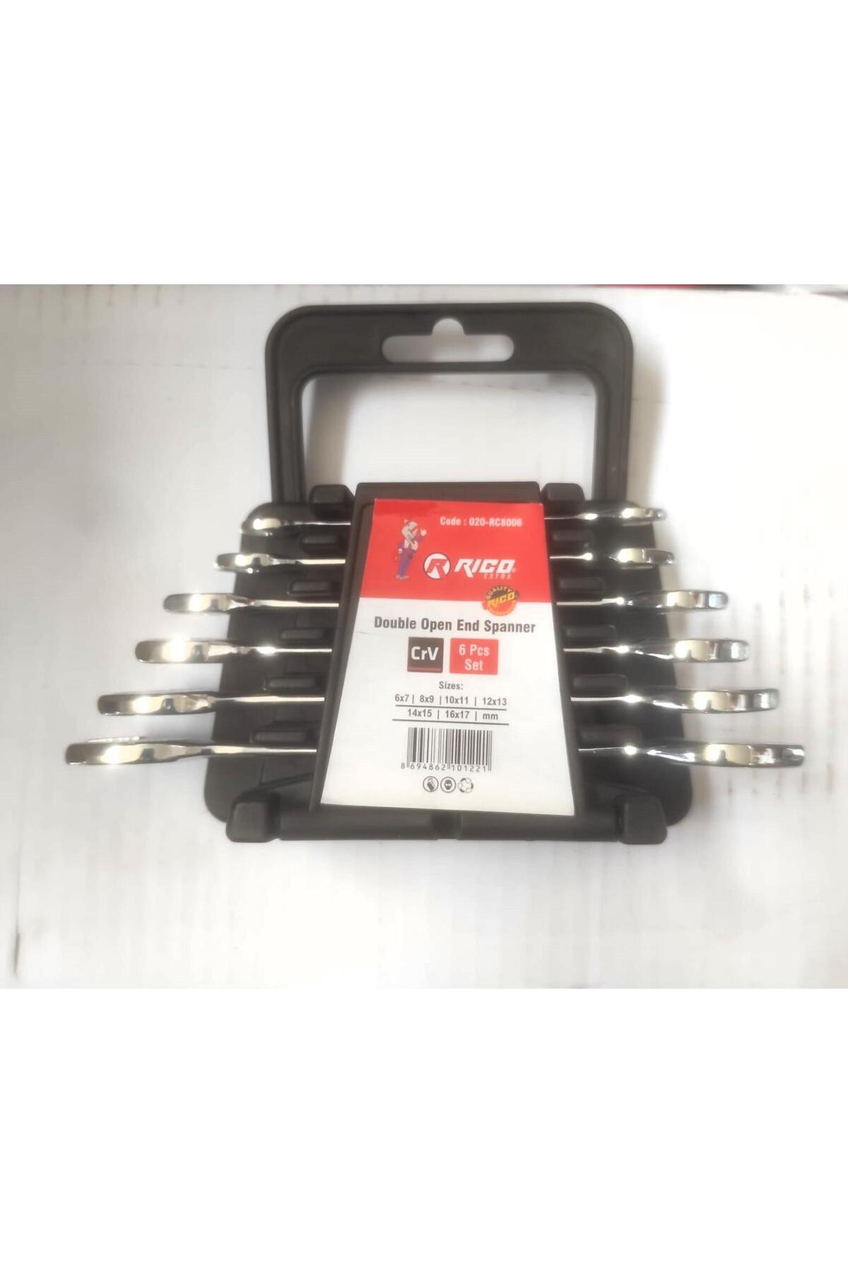 RİCO AÇIK AĞIZ ANAHTAR TAKIMI 6 PARÇA 020-RC8006