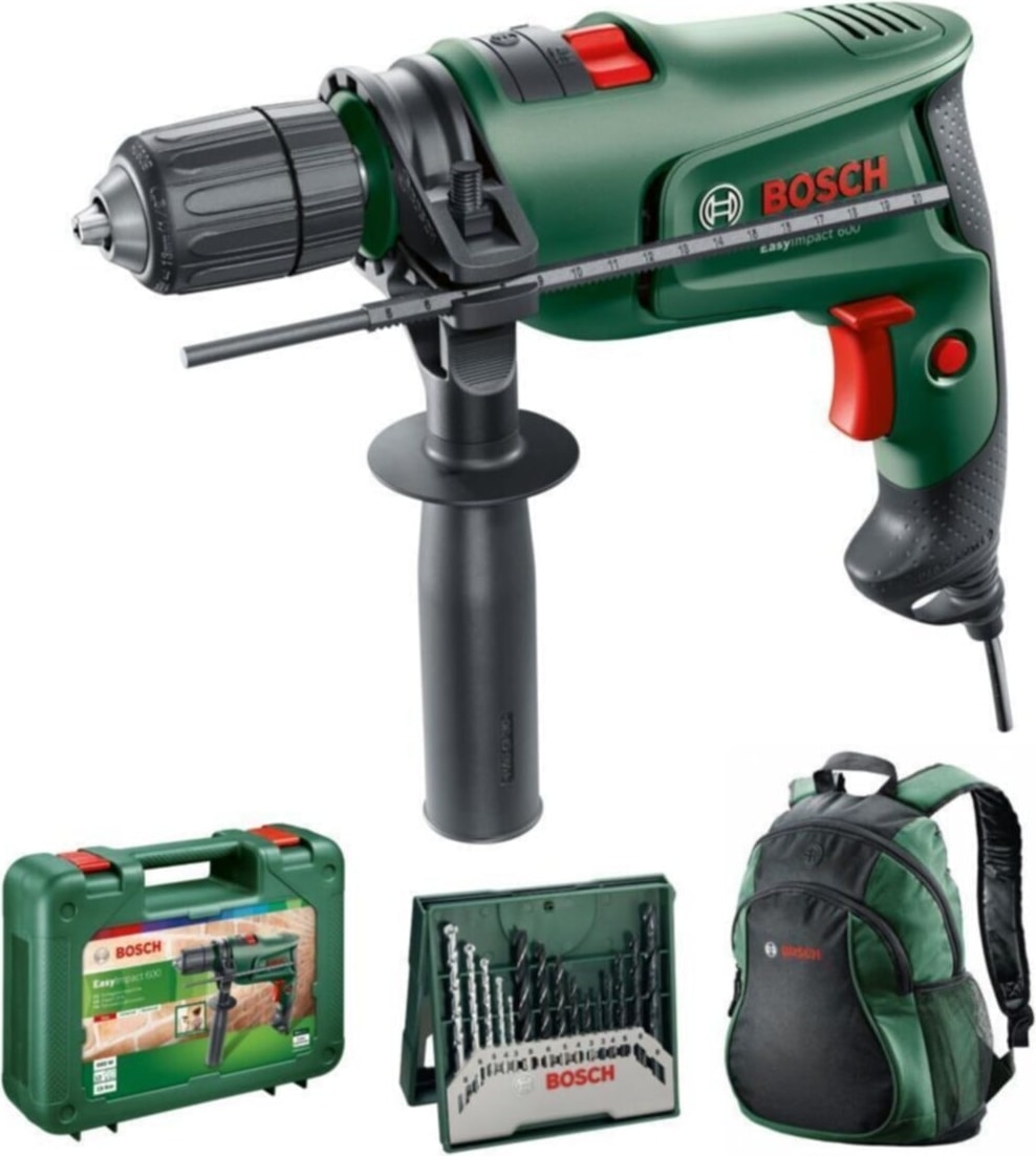 Tekno Trust Easyimpact 600 Darbeli Matkap Seti 600 Watt