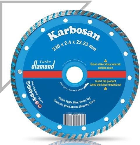 KARBOSAN Turbo Elmas Kesme 230