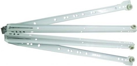 Standart Çekmece Kızağı Dolap Çekmece Rayı Beyaz 45CM 1 Takım (Y-ÇK-45PS)