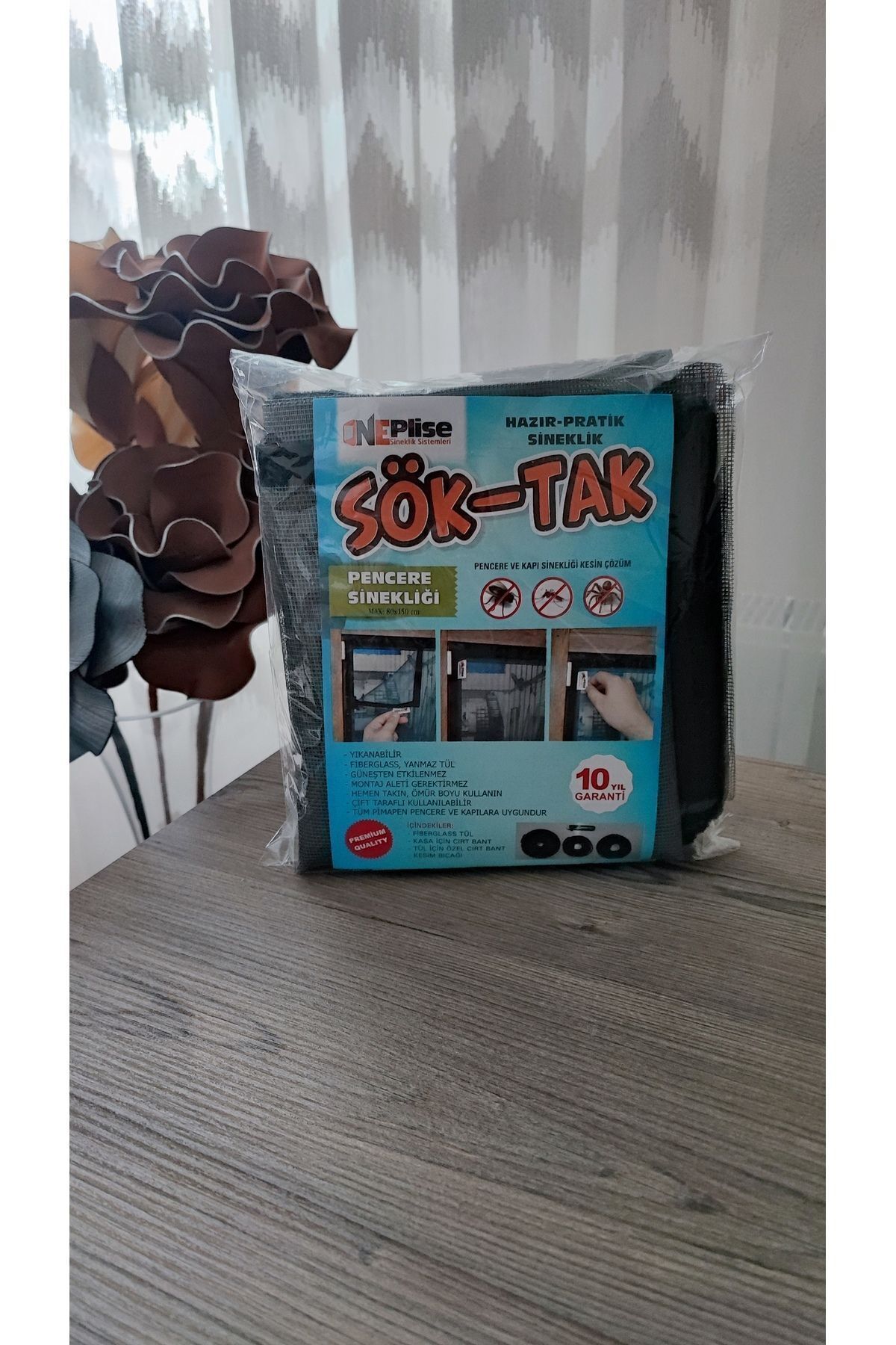 Pratik - Hazır Sineklik 80 X 220 Cm Kapı Sinekliği - 80 X 150 Pencere Sinekliği (2'li Paket)