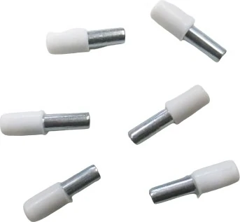 0004 Plastik Başlı Metal Raf Pimi BEYAZ(500 Adet)