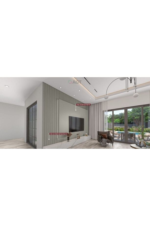 AKYÜREK  LB 3786 MODEL KAYA GRİ DEKOR PROFİL DUVAR KAPLAMA PANEL LAMBRİ