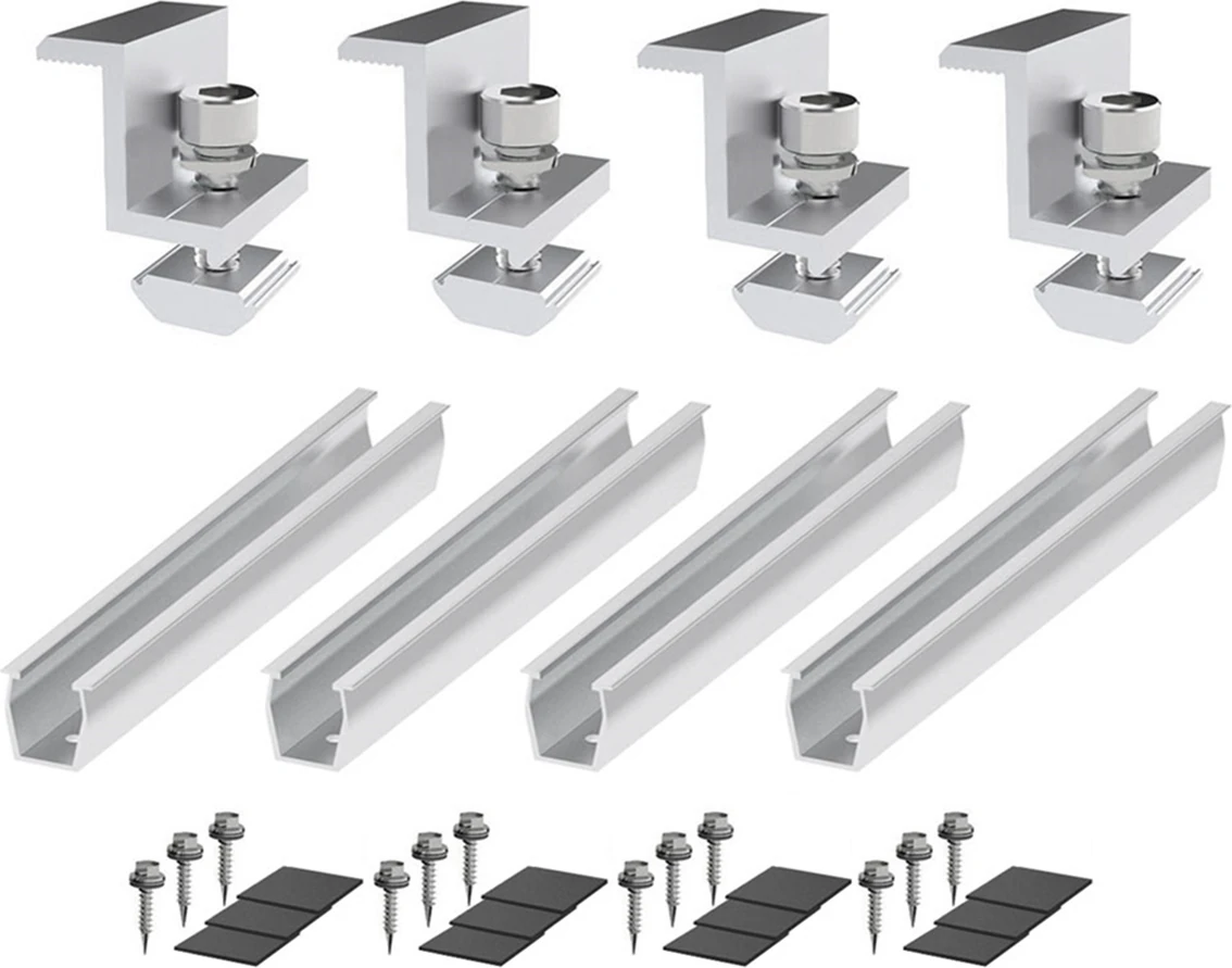Trapez Çatı Için Orta Kısımlı Güneş Paneli Montaj Braketi 35MM (Yurt Dışından)