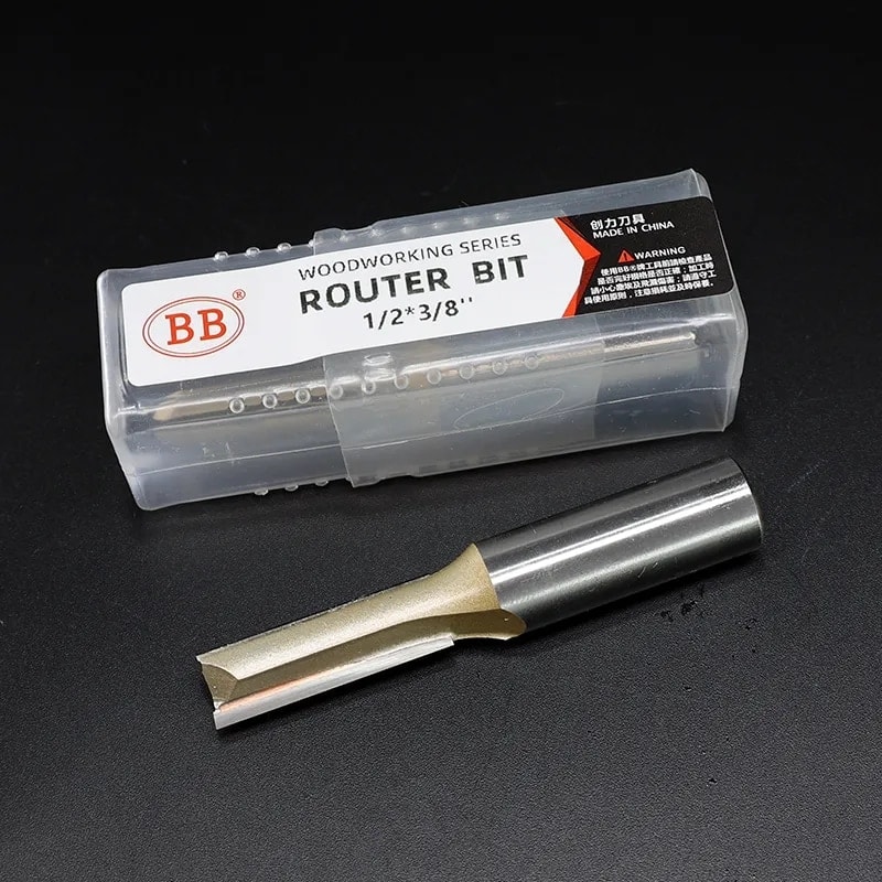 1-4x5-16 Bb Düz Bit 1/4 1/2 Ağaç Işleme Planya 1 2 Flüt Uzun Bıçak Yönlendirici Bit Aracı End Mill Kesici Yan Çalışma (Yurt Dışından)