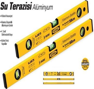 Alüminyum Su Terazisi 60 Cm 1712 (1 Adet)