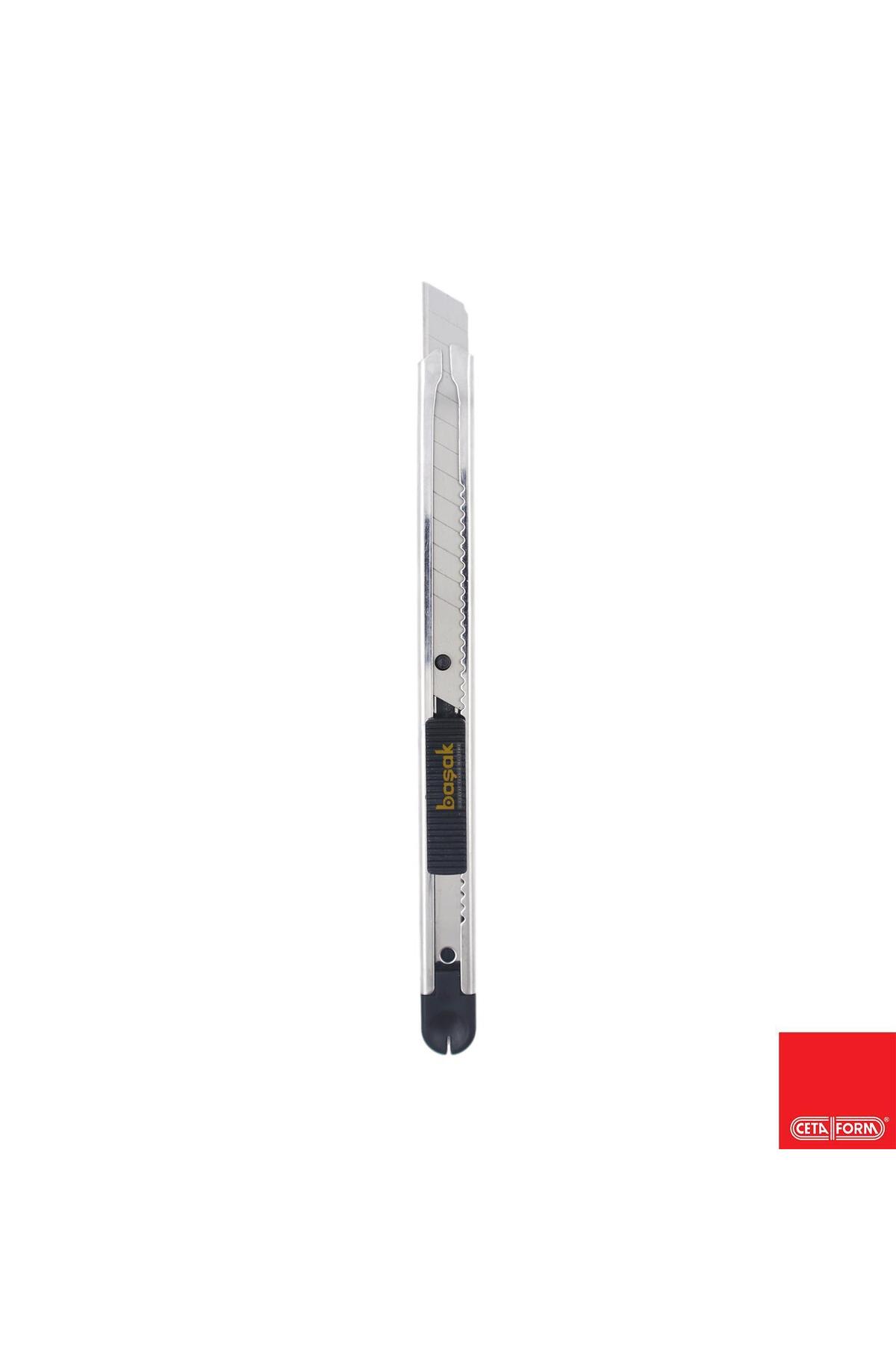 J46sl Slim9 Çelik Gövde Maket Bıçağı - 9 Mm
