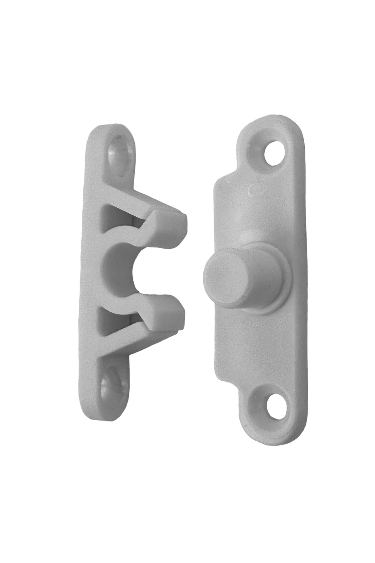 Sineklik Ve Dolap Kapakları Için Çıt Çıtlı Tutucu Kilit 4lü Beyaz