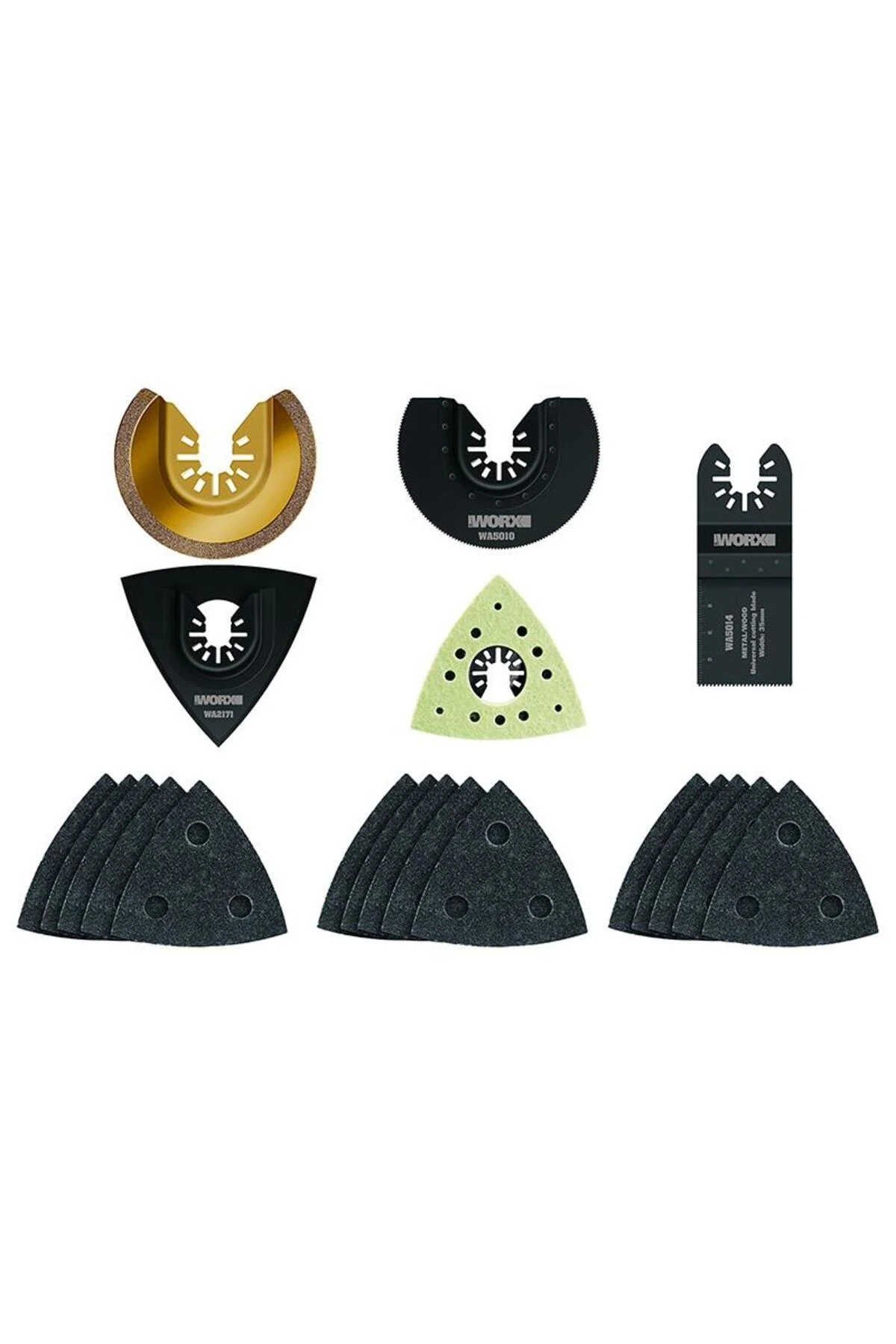 WA5095 Çok Amaçlı Raspalama Makinası İçin Universal 20 Parça Aksesuar Seti