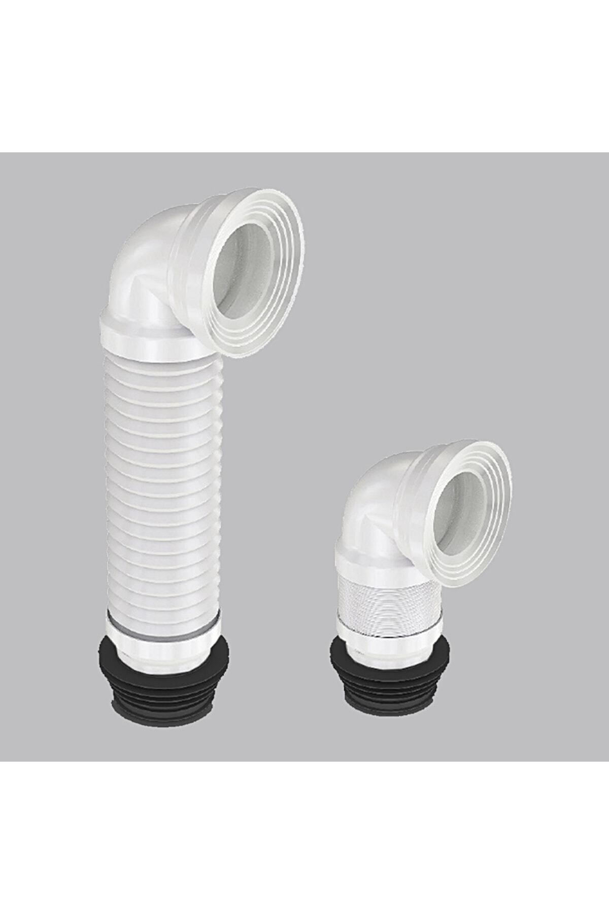 Yt69 Dirsekli Körüklü Klozet Gider Borusu-klozet Pis Su Gideri Akordiyon Borusu Kada