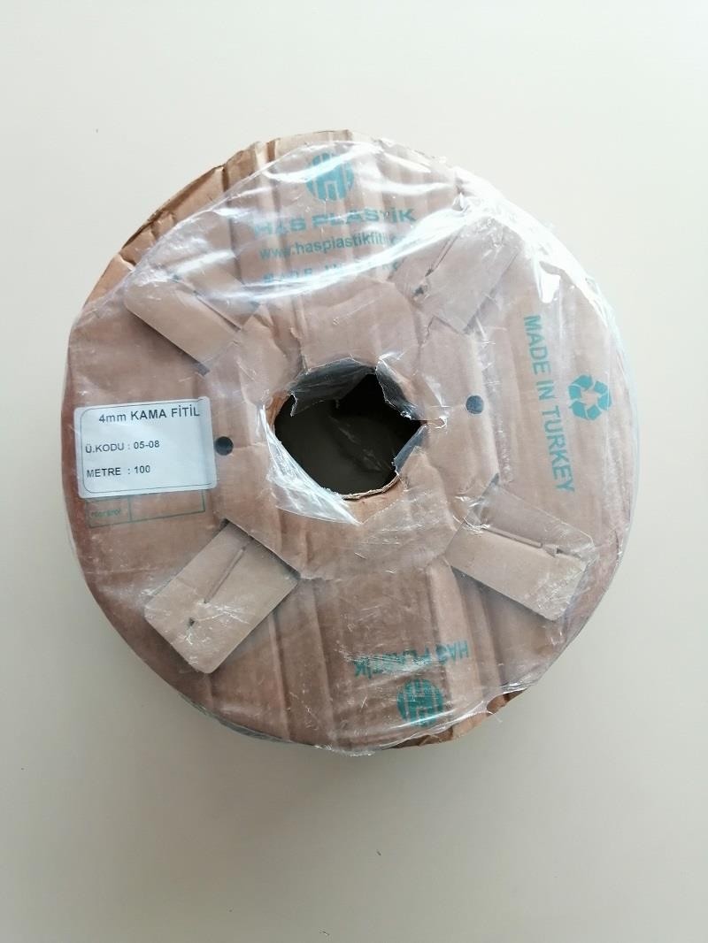 4 mm Gama Fitil Siyah 100 mt
