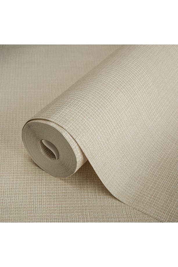 Alfa Kaba Yün Tüvit Doku Desenli Duvar Kağıdı Non-woven Kağıt Taban Vinil Kaplı(3712-2)