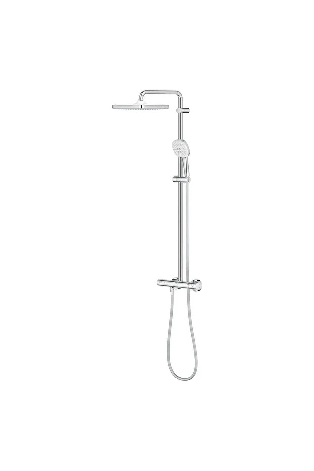 Tempesta System 250 Cube Duvara Monte Termostatik Bataryalı Duş Sistemi - 26689001