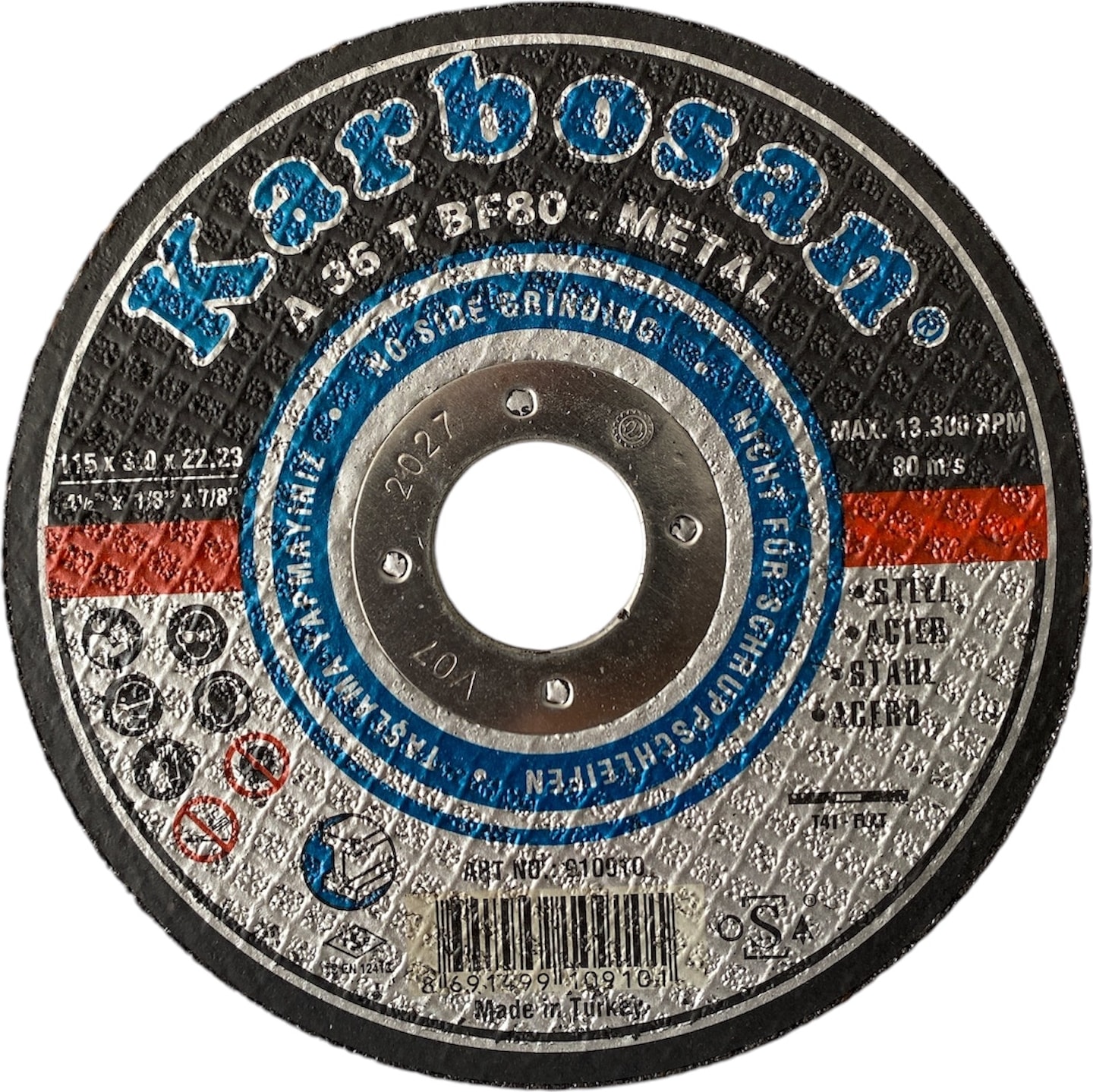 KARBOSAN Metal KESİCİ115 Lik 3 mm