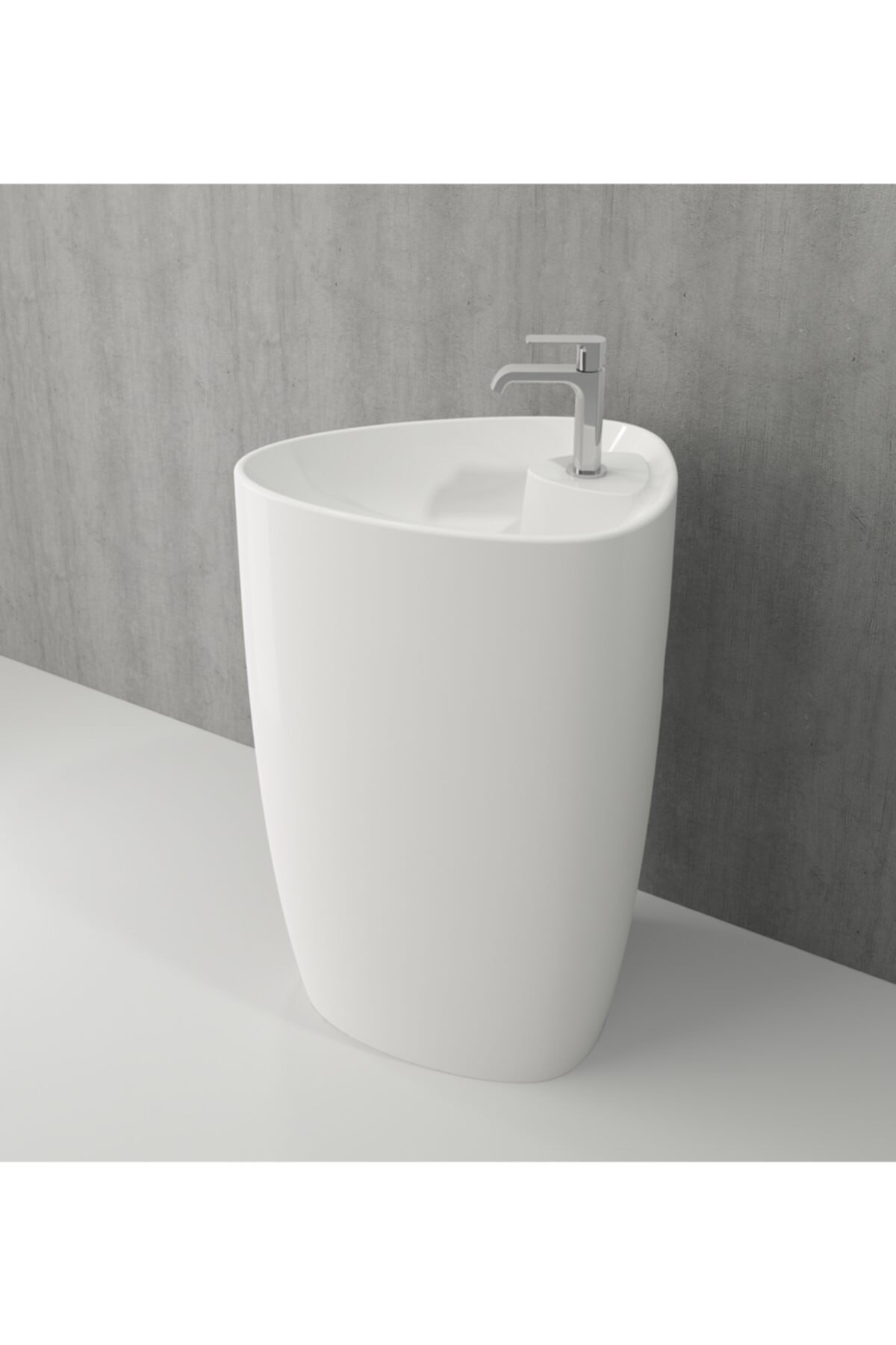 Etna Monoblok Lavabo Batarya Banklı Beyaz 1337-001-0126 15820