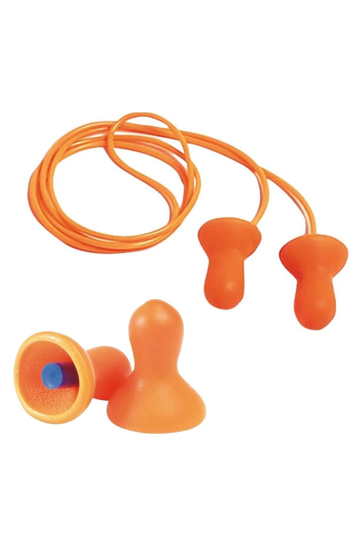 Kulak Tıkacı 26 Db Yıkanabilir İpli Tıkaç Gürültü Ses Önleyici Yüzme Su Kaçma Kulak Koruyucu