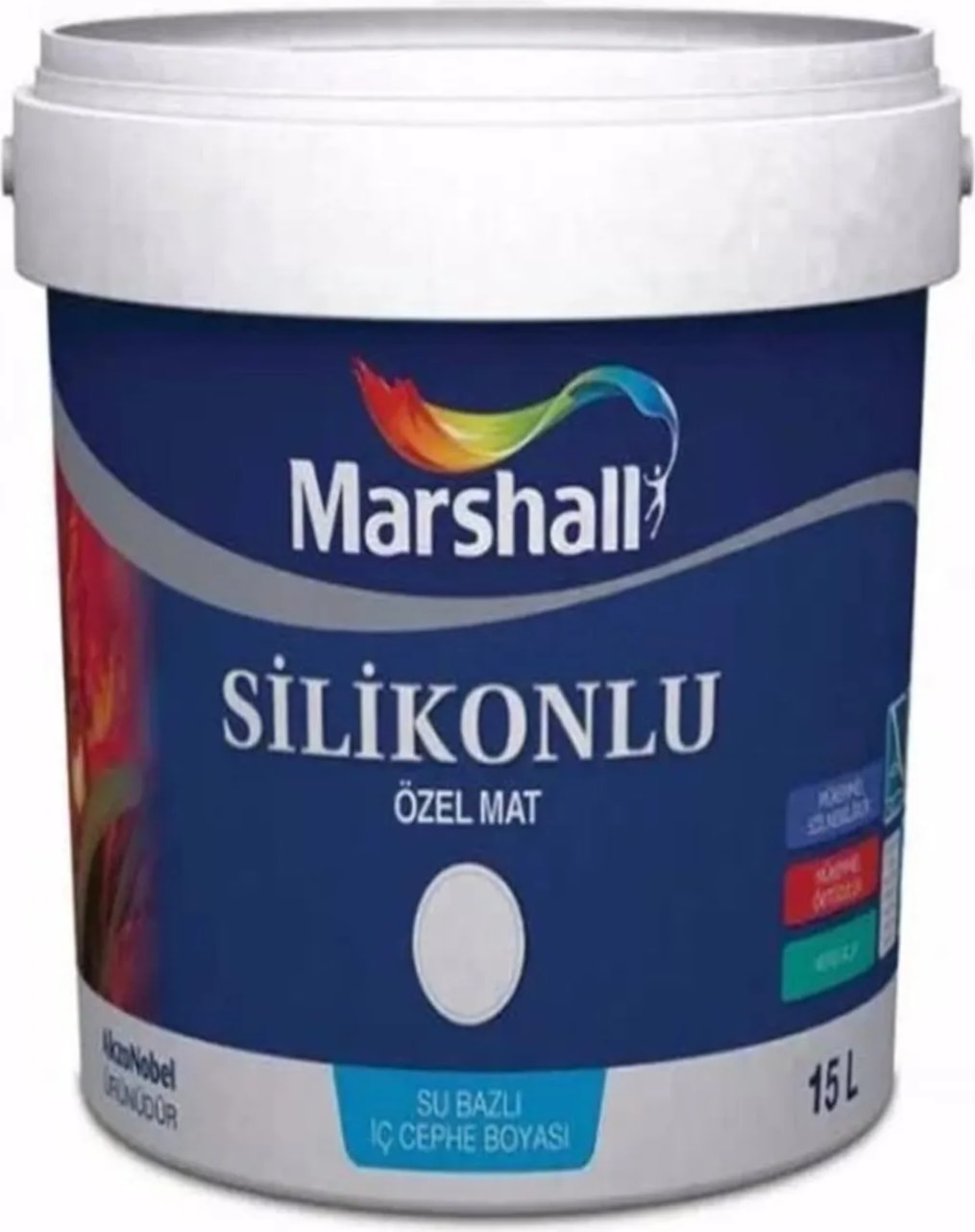 MARSHALL Silikonlu Özel Mat Bw Baz SEDEF IŞILTISI 15 L