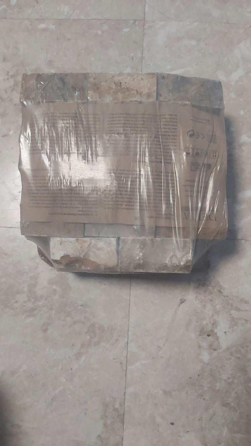 Bej Mermer Patlatma Taş 4,8 x 10 cm