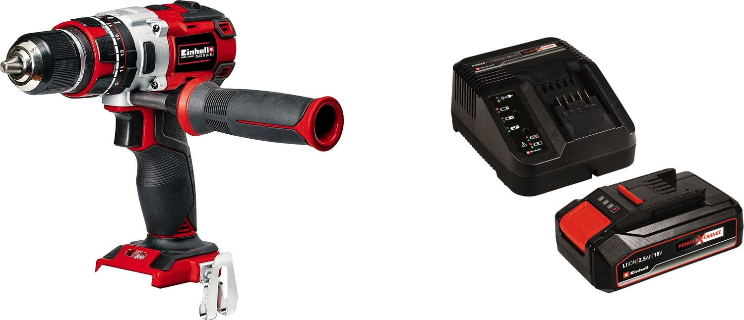 Te-Cd 18 Li-I Bl Kömürsüz Darbeli Matkap ve 18V 2.5 Ah Starter Kit