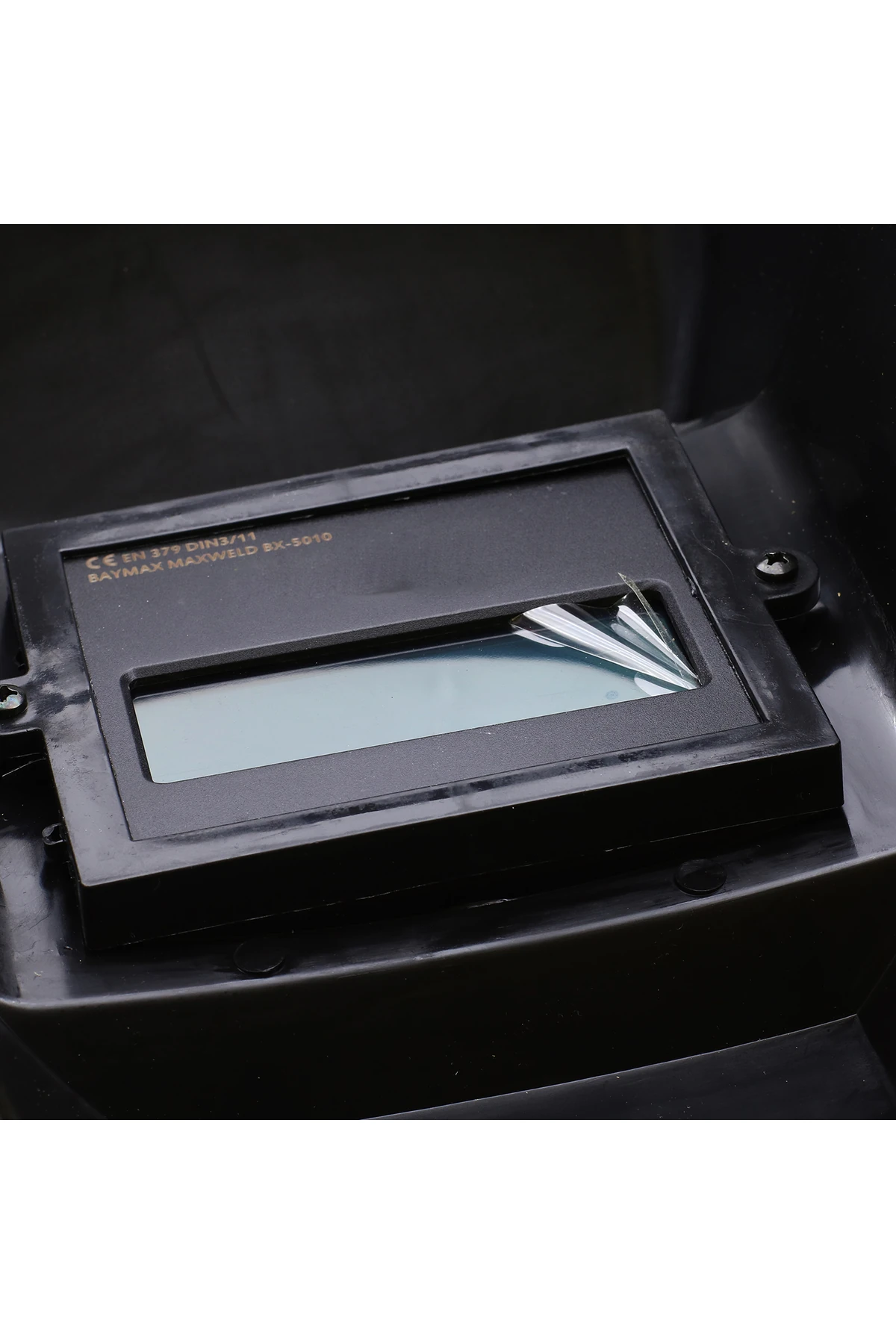 Kolormatik Güneş Enerjili Pilli Otomatik Kararan Baş Kaynak Maskesi Siperlik Gözlüğü Düz Başlık