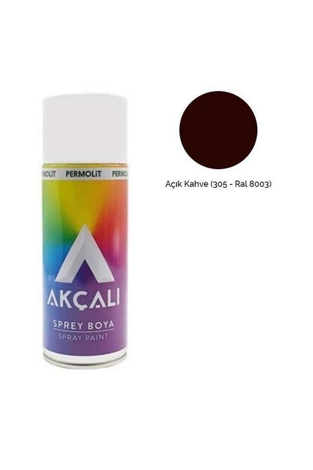 Sprey Boya 305 Açık Kahve Ral 8003 400 Ml.