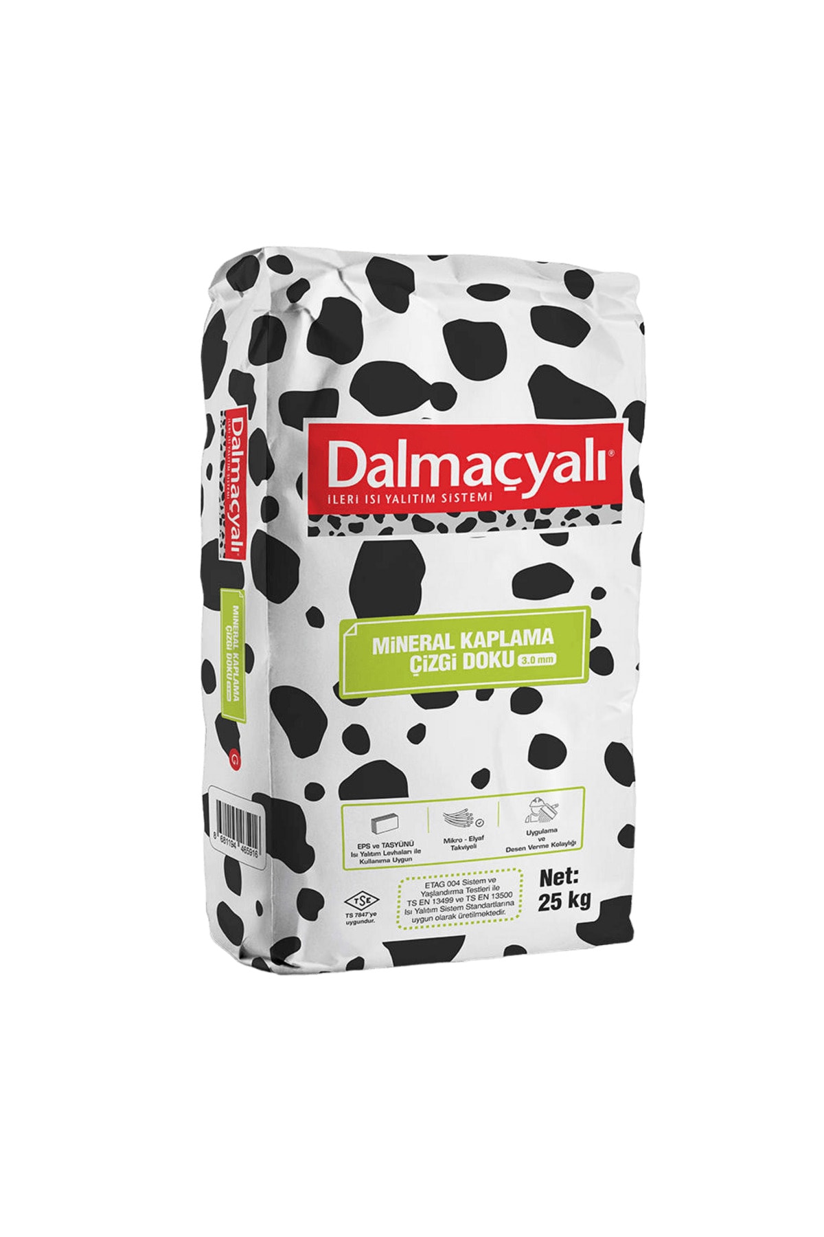 Dalmaçyalı Çizgi Dokulu Dekoratif Kaplama 25 Kg