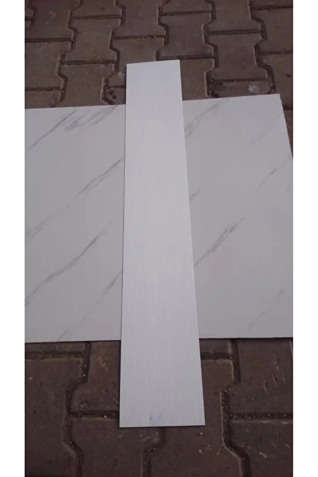 Kendinden Yapışkanlı Beyaz Silinebilir PVC Floor Yer Döşeme Parkesi Salon Ofis Karavan Parke-P12