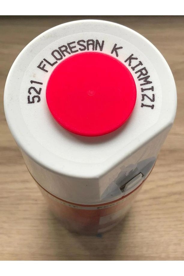 Floresan Koyu Kırmızı 521 Sprey Boya (3 ADET)