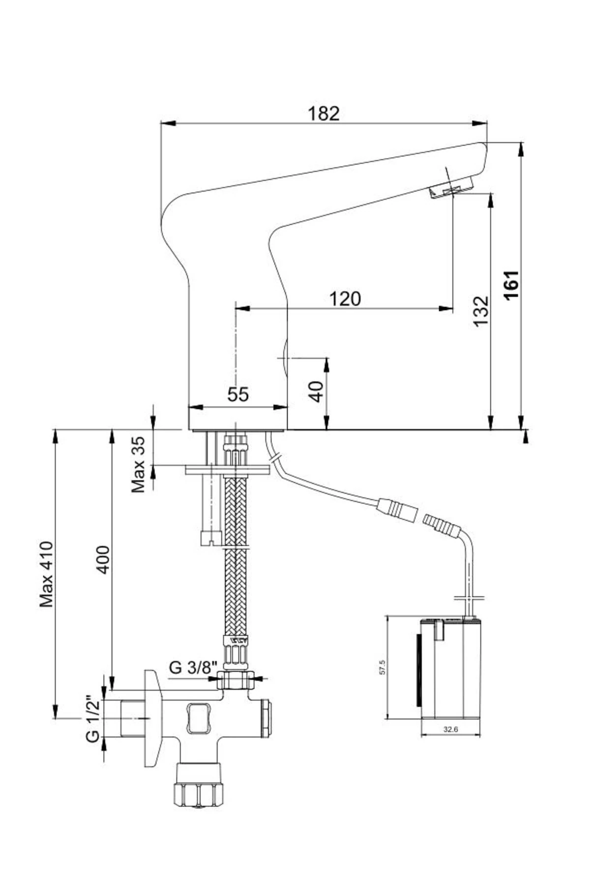 Fotoselli Lavabo Bataryası Pilli 108108017