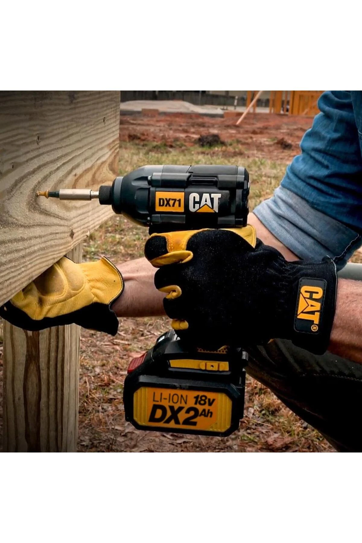 DX12K 18Volt/2.0Ah Li-ion Çift Akülü Kömürsüz Profesyonel Darbeli Matkap+DX71 Kömürsüz Darbeli T